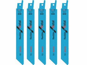 Bosch S 922 EF Flexible for Metal 150x19x0,9 mm orrfűrészlap 5 db Bosch S 922 EF Flexible for Metal 150x19x0,9 mm orrfűrészlap 5 db
