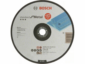 Bosch Standard for Metal 230x2.5mm hajlított vágókorong Bosch Standard for Metal 230x2.5mm hajlított vágókorong