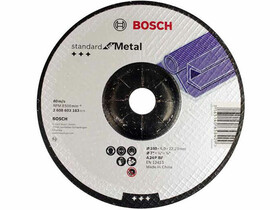 Bosch Standard for Metal A 30 T BF ø 180 x 6,0 mm, ø 22,23 mm csiszolótárcsa Bosch Standard for Metal A 30 T BF ø 180 x 6,0 mm, ø 22,23 mm csiszolótárcsa