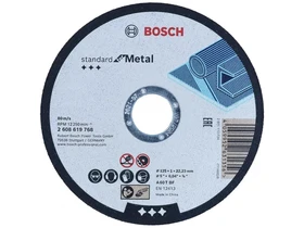 Bosch Standard for Metal A 60 T BF 125 x 22,23 x 1 mm vágókorong Bosch Standard for Metal A 60 T BF 125 x 22,23 x 1 mm vágókorong
