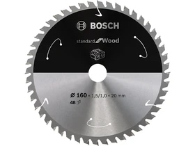 Bosch Standard for Wood 160 x 1,5/1 x 20 mm körfűrészlap T48 Bosch Standard for Wood 160 x 1,5/1 x 20 mm körfűrészlap T48
