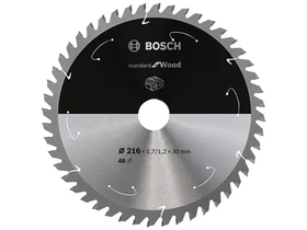 Bosch Standard for Wood 216 x 1,7/1,2 x 30 mm körfűrészlap T48