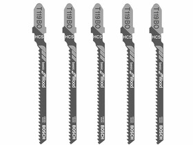 Bosch T 119 BO Basic for Wood 83 mm szúrófűrészlap 5 db Bosch T 119 BO Basic for Wood 83 mm szúrófűrészlap 5 db