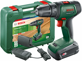 Bosch UniversalDrill 18 akkus fúrócsavarozó tokmányos Bosch UniversalDrill 18 akkus fúrócsavarozó tokmányos