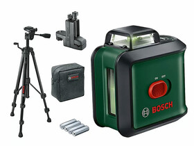 Bosch UnivLevel360Set vonallézer TT 150 állvány + MM 3 Bosch UnivLevel360Set vonallézer TT 150 állvány + MM 3