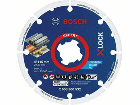 Bosch X-LOCK Ø 115 mm x 22,23 mm gyémánt vágótárcsa