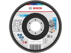 Bosch X451 lamellas csiszolokorong 115 x 2223 mm G120 15 db_0 Kép: Bosch X451 lamellas csiszolokorong 115 x 2223 mm G120 15 db_0.webp