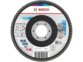 Bosch X451 lamellas csiszolokorong 115 x 2223 mm G80 15 db_0 Kép: Bosch X451 lamellas csiszolokorong 115 x 2223 mm G80 15 db_0.webp