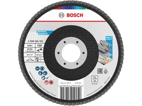 Bosch X451 lamellas csiszolokorong 125 x 2223 mm G120 15 db_0 Kép: Bosch X451 lamellas csiszolokorong 125 x 2223 mm G120 15 db_0.webp