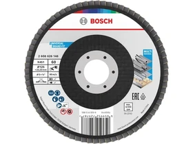 Bosch X451 lamellas csiszolokorong 125 x 2223 mm G60 15 db_0 Kép: Bosch X451 lamellas csiszolokorong 125 x 2223 mm G60 15 db_0.webp