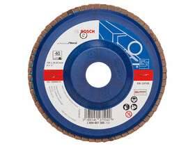 Bosch X551 ø 125 mm, ø 22,23 mm, P40 lamellás csiszolótárcsa Bosch X551 ø 125 mm, ø 22,23 mm, P40 lamellás csiszolótárcsa