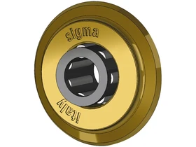 Csempevago gorgo 4 N szeriahoz D16mm Titanium Sigma Kép: Csempevago gorgo 4 N szeriahoz D16mm Titanium Sigma.webp