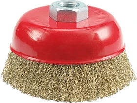 Csesze drotkefe 100 mm hullamos huzal Kép: Csesze drotkefe 100 mm hullamos huzal.webp