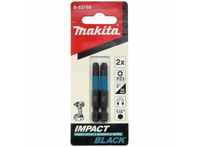Makita Impact Black PZ3 50 mm pozidrive behajtóbit 2 db Makita Impact Black PZ3 50 mm pozidrive behajtóbit 2 db