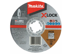 Makita X-Lock 125x1,2mm vágókorong Makita X-Lock 125x1,2mm vágókorong