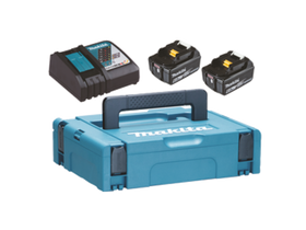 Makita akkumulátor és töltő szett 2xBL1860B+DC18RC+MakPac1-hez Makita akkumulátor és töltő szett 2xBL1860B+DC18RC+MakPac1-hez