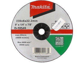 Makita 230x6 mm csiszolótárcsa Makita 230x6 mm csiszolótárcsa