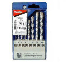 Makita 2+ 3-10 mm kőzetfúró készlet 8 db Makita 2+ 3-10 mm kőzetfúró készlet 8 db