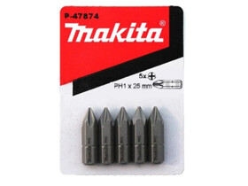 Makita Profi PH1 25 mm phillips behajtóbit 5 db
