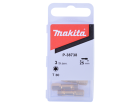 Makita T30 25 mm torx behajtóbit 3 db Makita T30 25 mm torx behajtóbit 3 db