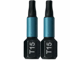 Makita Impact Black T15 25 mm torx behajtóbit 2 db Makita Impact Black T15 25 mm torx behajtóbit 2 db