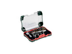 Metabo bit és dugókulcs készlet racsnis behajtóval 6 db Metabo bit és dugókulcs készlet racsnis behajtóval 6 db