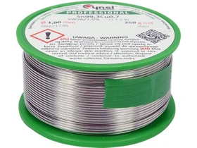Cynel forrasztoon olommentes 1 mm 250 g Kép: Cynel forrasztoon olommentes 1 mm 250 g.webp