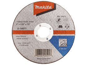 Makita vágókorong D-18677 Makita vágókorong D-18677