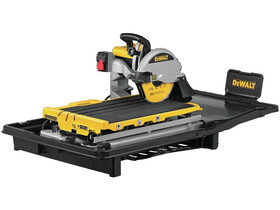 DeWalt D36000-QS elektromos asztali csempevágó 230 V | 1600 W | 940 mm | Vágási mélység 80 mm | Tárcsaátmérő 250 x 25,4 mm