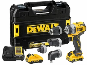 DeWalt DCD703L2T-QW akkus fúrócsavarozó tokmányos 12 V | 25 Nm/57 Nm | Szénkefementes | 2 x 3 Ah akku + töltő | TSTAK kofferben DeWalt DCD703L2T-QW akkus fúrócsavarozó tokmányos 12 V | 25 Nm/57 Nm | Szénkefementes | 2 x 3 Ah akku + töltő | TSTAK kofferben