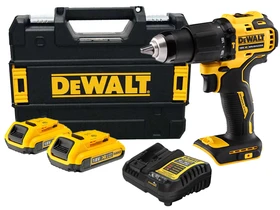 DeWalt DCD709D2T-QW akkus ütvefúró-csavarozó 18 V | 65 Nm | 0 - 13 mm | Szénkefementes | 2 x 2 Ah akku + töltő | TSTAK kofferben