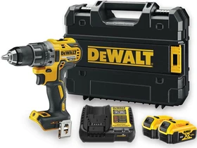 DeWalt DCD791P2-QW akkus fúrócsavarozó tokmányos 18 V | 27 Nm/70 Nm | Szénkefementes | 2 x 5 Ah akku + töltő | TSTAK kofferben DeWalt DCD791P2-QW akkus fúrócsavarozó tokmányos 18 V | 27 Nm/70 Nm | Szénkefementes | 2 x 5 Ah akku + töltő | TSTAK kofferben