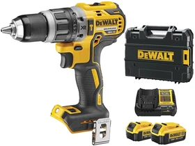 DeWalt DCD796M2-QW akkus ütvefúró-csavarozó 18 V | 27 Nm/70 Nm | 1,5 - 13 mm | Szénkefementes | 2 x 4 Ah akku + töltő | TSTAK kofferben DeWalt DCD796M2-QW akkus ütvefúró-csavarozó 18 V | 27 Nm/70 Nm | 1,5 - 13 mm | Szénkefementes | 2 x 4 Ah akku + töltő | TSTAK kofferben