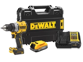 DeWalt DCD800E1T-QW akkus fúrócsavarozó tokmányos 18 V | 90 Nm | Szénkefementes | 1 x 1,7 Ah akku + töltő | TSTAK kofferben