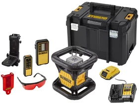 DeWalt DCE079D1R-QW  forgólézer Hatósugár: 0 - 30 m/0 - 300 m | 1 x 2 Ah akku + töltő | TSTAK kofferben DeWalt DCE079D1R-QW  forgólézer Hatósugár: 0 - 30 m/0 - 300 m | 1 x 2 Ah akku + töltő | TSTAK kofferben