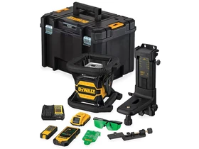 DeWalt DCE080D1GS-QW  forgólézer Hatósugár: 0 - 300 m | 1 x 2 Ah akku + töltő | TSTAK kofferben DeWalt DCE080D1GS-QW  forgólézer Hatósugár: 0 - 300 m | 1 x 2 Ah akku + töltő | TSTAK kofferben