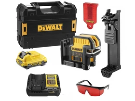 DeWalt DCE0822D1R-QW Piros vonallézer Hatósugár jelfogóval: 0 - 50 m | 1 x 2 Ah akku + töltő | TSTAK kofferben DeWalt DCE0822D1R-QW Piros vonallézer Hatósugár jelfogóval: 0 - 50 m | 1 x 2 Ah akku + töltő | TSTAK kofferben