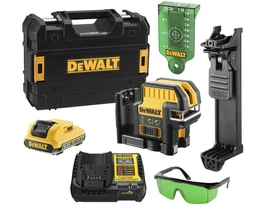 DeWalt DCE0825D1G-QW Zöld vonallézer Hatósugár: 0 - 30 m | 1 x 2 Ah akku + töltő | TSTAK kofferben DeWalt DCE0825D1G-QW Zöld vonallézer Hatósugár: 0 - 30 m | 1 x 2 Ah akku + töltő | TSTAK kofferben
