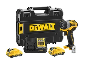 DeWalt DCF601D2-QW akkus fúrócsavarozó bitbefogással 12 V | 8 Nm | Szénkefementes | 2 x 2 Ah akku + töltő | TSTAK kofferben DeWalt DCF601D2-QW akkus fúrócsavarozó bitbefogással 12 V | 8 Nm | Szénkefementes | 2 x 2 Ah akku + töltő | TSTAK kofferben