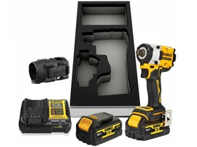 DeWalt DCF921P2G-QW akkus ütvecsavarozó 18 V | 406 Nm | 1/2 inch | Szénkefementes | 2 x 5 Ah akku + töltő | Kartondobozban