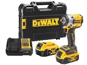 DeWalt DCF921P2T-QW akkus ütvecsavarozó 18 V | 406 Nm | 1/2 inch | Szénkefementes | 2 x 5 Ah akku + töltő | TSTAK kofferben