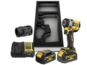 DeWalt DCF923P2G-QW akkus ütvecsavarozó 18 V | 366 Nm | 3/8 inch | Szénkefementes | 2 x 5 Ah akku + töltő | Kartondobozban