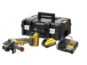 DeWalt DCG409H2T-QW akkus sarokcsiszoló 2x5Ah, TSTAK DeWalt DCG409H2T-QW akkus sarokcsiszoló 2x5Ah, TSTAK