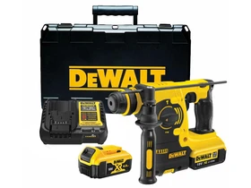 DeWalt DCH253M2-QW akkus fúró-vésőkalapács 18 V | 2,1 J | Betonban 24 mm | 3,1 kg | Szénkefés | 2 x 4 Ah akku + töltő | Kofferben DeWalt DCH253M2-QW akkus fúró-vésőkalapács 18 V | 2,1 J | Betonban 24 mm | 3,1 kg | Szénkefés | 2 x 4 Ah akku + töltő | Kofferben