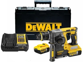 DeWalt DCH273P2-QW akkus fúró-vésőkalapács 18 V | 2,1 J | Betonban 24 mm | 2,5 kg | Szénkefementes | 2 x 5 Ah akku + töltő | Kofferben DeWalt DCH273P2-QW akkus fúró-vésőkalapács 18 V | 2,1 J | Betonban 24 mm | 2,5 kg | Szénkefementes | 2 x 5 Ah akku + töltő | Kofferben