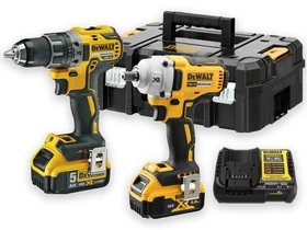 DeWalt DCK2077P2T-QW gépcsomag TSTAK kofferben DeWalt DCK2077P2T-QW gépcsomag TSTAK kofferben