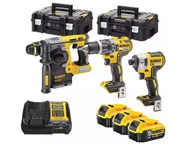 DeWalt DCK368P3T-QW gépcsomag TSTAK kofferben DeWalt DCK368P3T-QW gépcsomag TSTAK kofferben