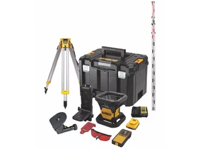 DeWalt DCK374D1R-QW  forgólézer Hatósugár: 0 - 225 m | 1 x 2 Ah akku + töltő | TSTAK kofferben DeWalt DCK374D1R-QW  forgólézer Hatósugár: 0 - 225 m | 1 x 2 Ah akku + töltő | TSTAK kofferben