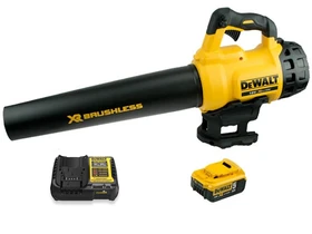 DeWalt DCM562P1-QW akkus lombfúvó 18 V | 40 m/s | Szénkefementes | 1 x 5 Ah akku + töltő | Kartondobozban DeWalt DCM562P1-QW akkus lombfúvó 18 V | 40 m/s | Szénkefementes | 1 x 5 Ah akku + töltő | Kartondobozban