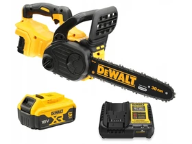 DeWalt DCM565P1-QW akkus láncfűrész 18 V | 300 mm | Szénkefementes | 1 x 5 Ah akku + töltő | Kartondobozban DeWalt DCM565P1-QW akkus láncfűrész 18 V | 300 mm | Szénkefementes | 1 x 5 Ah akku + töltő | Kartondobozban